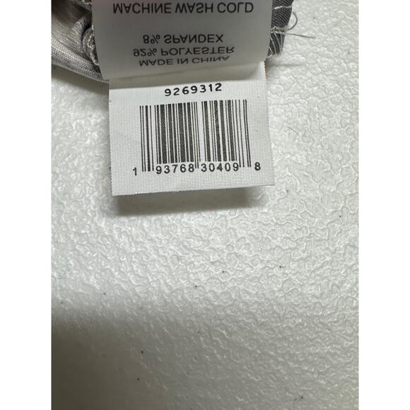 Vince Camuto Pants Womens 14W Black Gray Wide Leg Snake Print Stretch Mob Wife - Picture 6 of 10